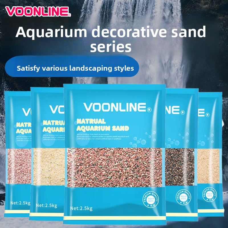 Aquasoil Substrate - VOONLINE No-Rinse Aquarium Substraat Zand, Natuurlijke