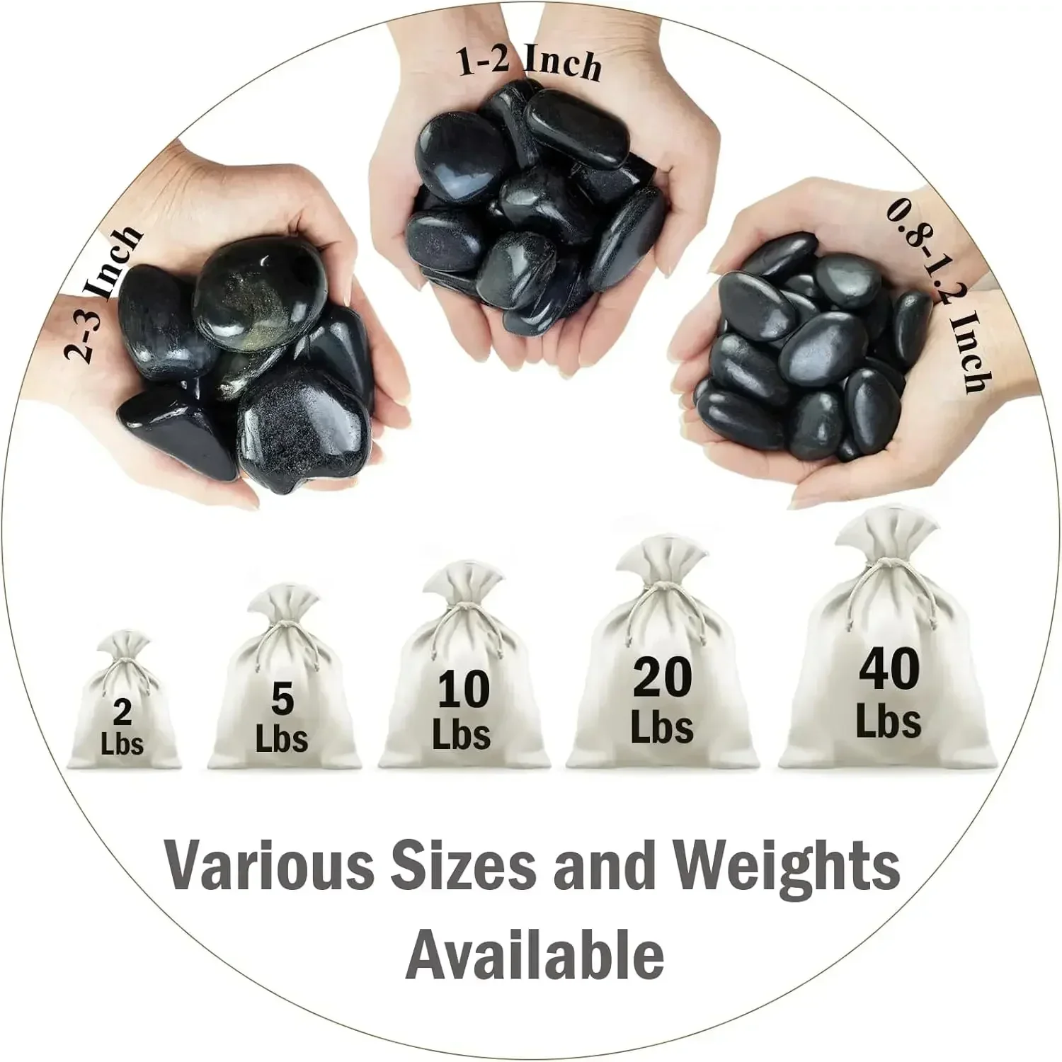 40 lbs zwarte rivierstenen voo - Planted Aquarium With Fish recensie en prijs