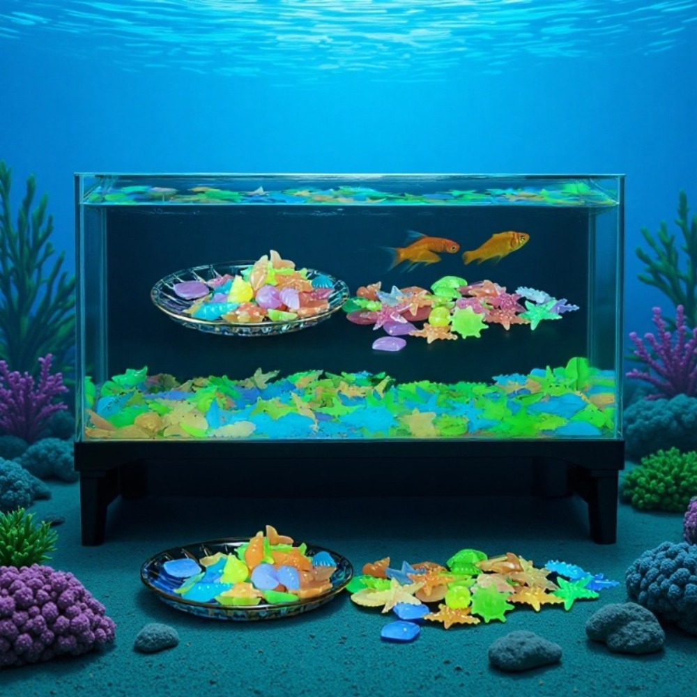 Gloeiende lichtgevende oceaans - Planted Aquarium With Fish recensie en prijs
