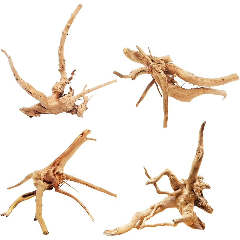 4 STUKS Natuurlijke Houten Aqu - Planted Aquarium With Driftwood recensie en prijs
